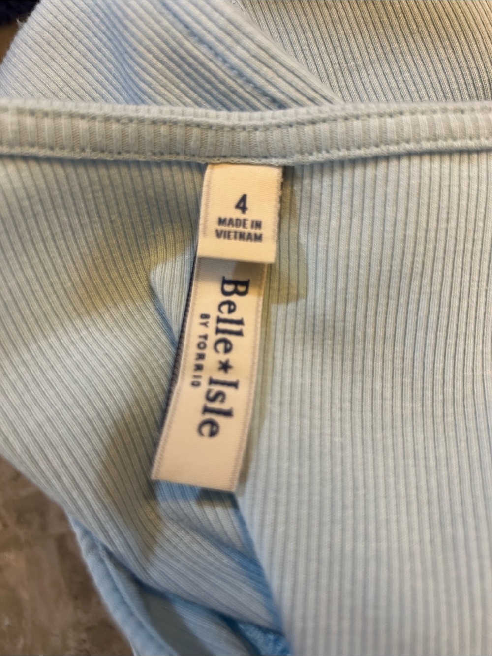 torrid Light Blue Ruffle Eyelet Tank - Picture 4 of 4
